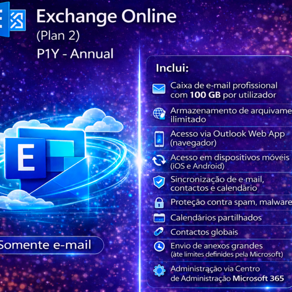 EXCHANGE ONLINE (PLAN 2) – P1Y – ANNUAL