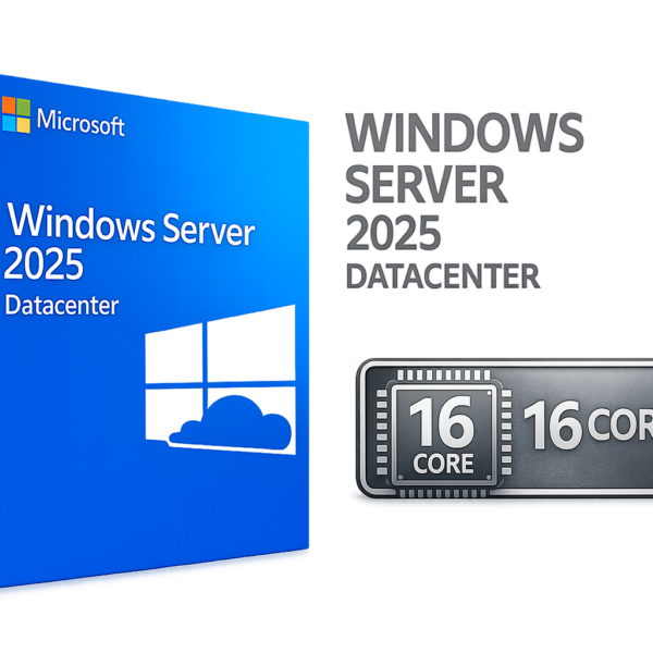 WINDOWS SERVER 2025 DATACENTER - 16 CORE