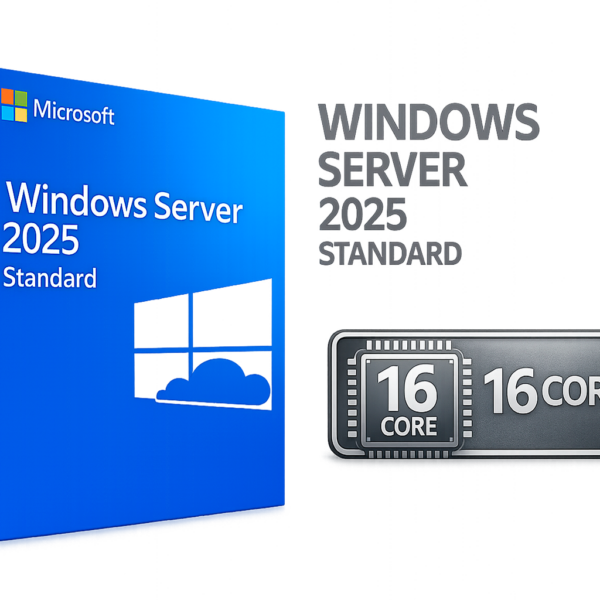 WINDOWS SERVER 2025 STANDARD - 16 CORE