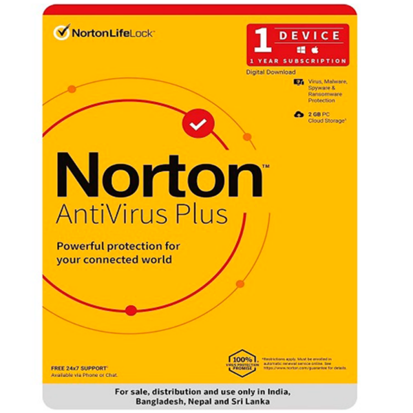 ANTIVIRUS NORTON PLUS 1 USER - 1 DEVICE