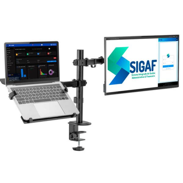 SUPORTE EWENT P/ MONITOR + PORTÁTIL